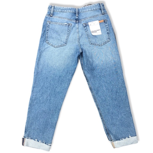 Joe's Jeans Frayed High Rise Straight Crop… - Picture 4 of 4